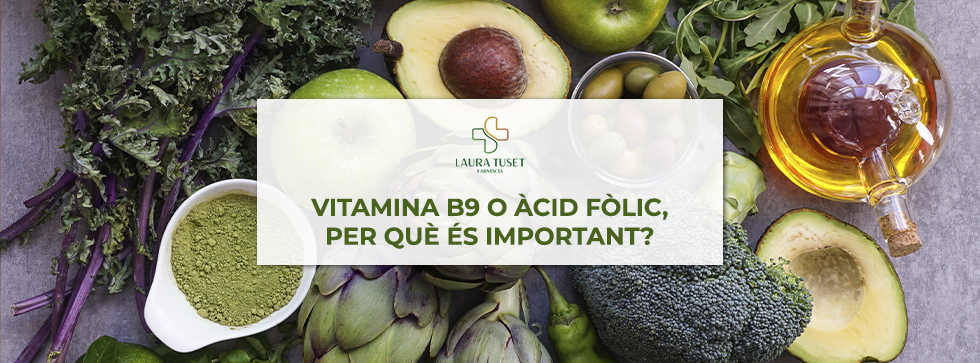 Vitamina B9 o àcid fòlic, per què és important?